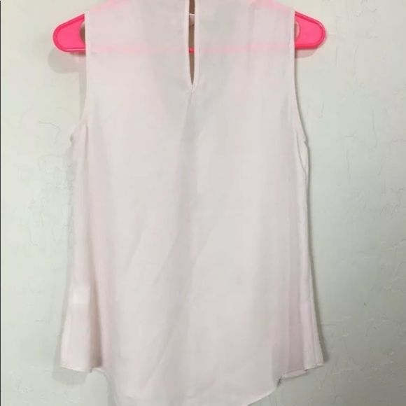WAYF pink sleeveless top V-Neck XS 7324 - Picture 7 of 7